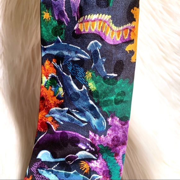 ❗️SOLD❗️$10 SALE🎉4/$30 1990’s Vintage Ocean Tie - Picture 3 of 7